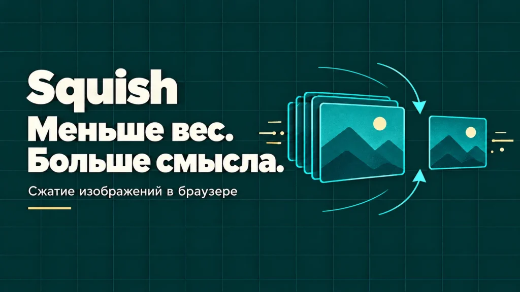 Squish: локальное сжатие изображений в браузере, сравнение до и после