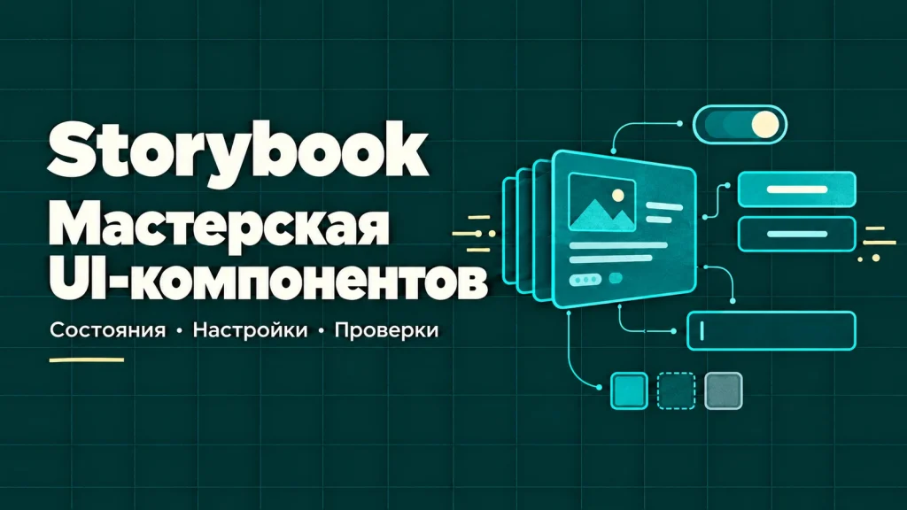 Storybook: мастерская UI-компонентов, состояния, настройки и проверки